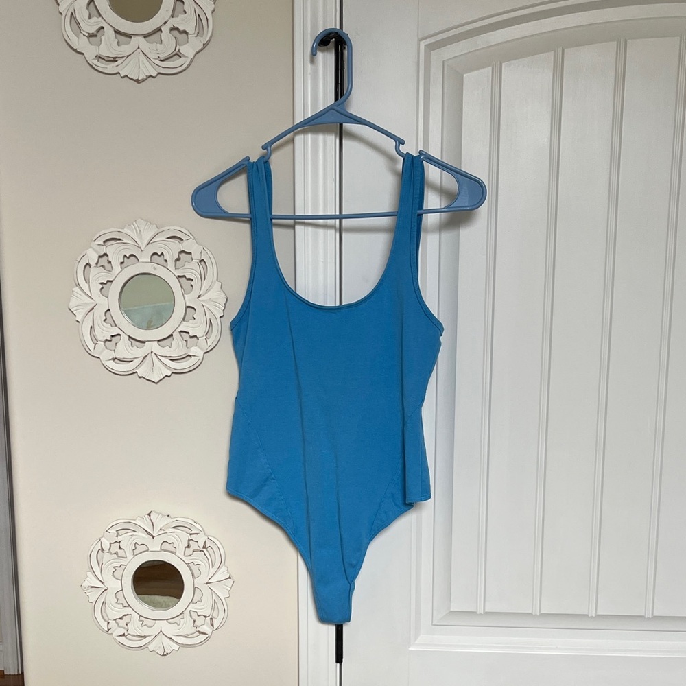 FP Movement by Free People Blue Bodysuit